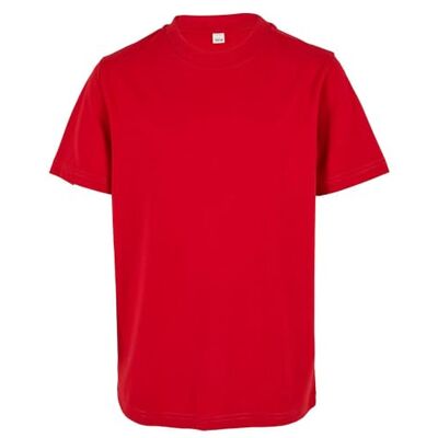 Build Your Brand T-shirt basique organique pour enfant garçon et fille, en coton biologique, tailles 110/116-158/164, Rouge urbain, 158-164 Build Your Brand T-shirt basique organique pour enfant garçon et fille, en coton biologique, tailles 110/116-158/164, Rouge urbain, 158-164