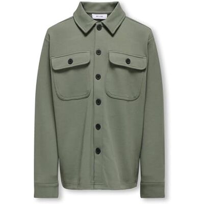 Only & Sons Osjnew Kodyl SWT Noos Overshirt Sweat, Castor Gray, 170-176 Only & Sons Osjnew Kodyl SWT Noos Overshirt Sweat, Castor Gray, 170-176