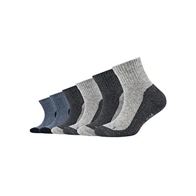 Camano 1116005000 protex function Lot de 6 paires de chaussettes pour enfant Taille 31/34 Couleur gris foncé mélangé, Gris foncé mélangé, 31 Camano 1116005000 protex function Lot de 6 paires de chaussettes pour enfant Taille 31/34 Couleur gris foncé mélangé, Gris foncé mélangé, 31