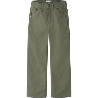 NAME IT Pantalon droit en sergé Nkmryan 1880-Ax Noos pour garçon, vert lichen profond, 146, Vert foncé, 146 NAME IT Pantalon droit en sergé Nkmryan 1880-Ax Noos pour garçon, vert lichen profond, 146, Vert foncé, 146