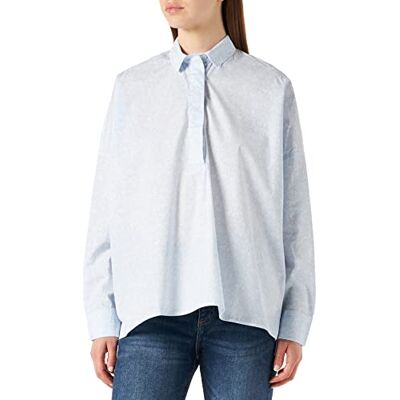 LTB Jeans Jamodi Blouse Bébé garçon, Bleu Clair et Blanc Imprimé Fleurs 2230, XXL Grande taille LTB Jeans Jamodi Blouse Bébé garçon, Bleu Clair et Blanc Imprimé Fleurs 2230, XXL Grande taille