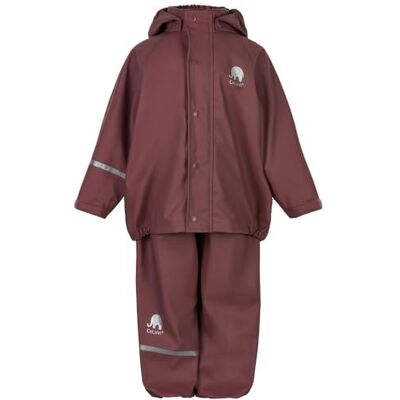 CeLaVi Ensemble de pluie basique unisexe pour enfant, Marron bourgogne, 140 CeLaVi Ensemble de pluie basique unisexe pour enfant, Marron bourgogne, 140