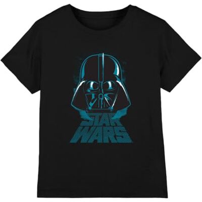 Star Wars Vader T-shirt unisexe pour enfant Motif vieilli, Noir, 12-13 ans Star Wars Vader T-shirt unisexe pour enfant Motif vieilli, Noir, 12-13 ans