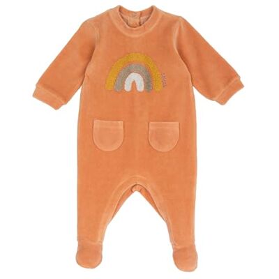 Chicco Grenouillère unisexe pour bébé et bébé, orange., 3 mois Chicco Grenouillère unisexe pour bébé et bébé, orange., 3 mois