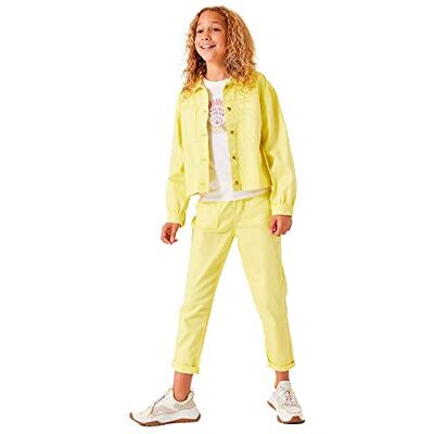 Garcia Pantalon non denim pour fille, Fresh Lemon, 164 Garcia Pantalon non denim pour fille, Fresh Lemon, 164