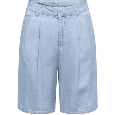 ONLY Onlcharis Life Bermuda WVN CC, Bleu jeans clair, XS ONLY Onlcharis Life Bermuda WVN CC, Bleu jeans clair, XS