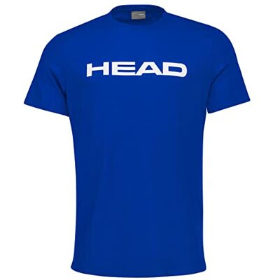 HEAD Club Basic T-shirt unisexe pour enfant, bleu, 122 HEAD Club Basic T-shirt unisexe pour enfant, bleu, 122