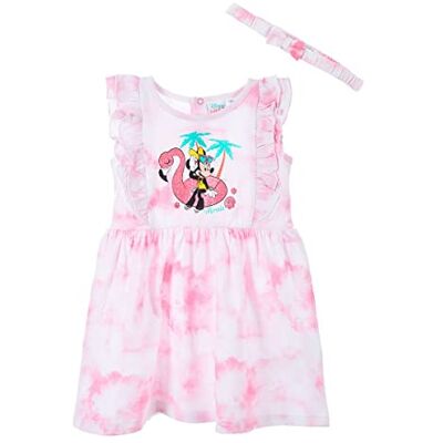 Disney Party in Hawaii Robe Bébé Fille, Rose, 18 mois Disney Party in Hawaii Robe Bébé Fille, Rose, 18 mois