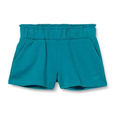 4F JUNIOR Shorts CAS pour Filles, Couleur bleu-vert (Teal), 122-128 4F JUNIOR Shorts CAS pour Filles, Couleur bleu-vert (Teal), 122-128
