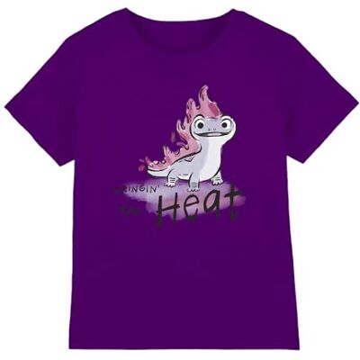 Disney Frozen Bruni The Fire Spirit Is Bringin' The Heat Unisex Kids T Shirt T-shirt Garçon Disney Frozen Bruni The Fire Spirit Is Bringin' The Heat Unisex Kids T Shirt T-shirt Garçon