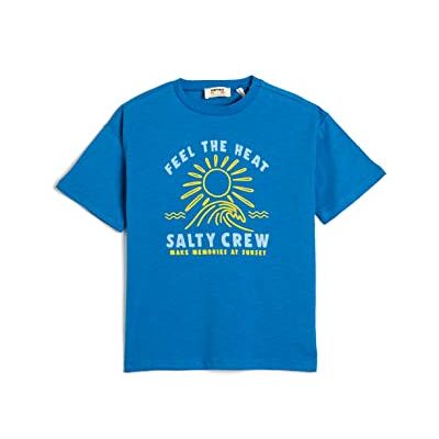 Koton T-shirt à manches courtes et col rond en coton pour garçons Koton T-shirt à manches courtes et col rond en coton pour garçons