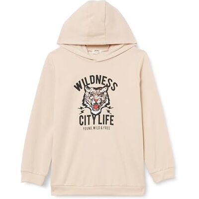 Koton Sweat à capuche pour garçons à manches longues imprimé tigre doux intérieur Koton Sweat à capuche pour garçons à manches longues imprimé tigre doux intérieur