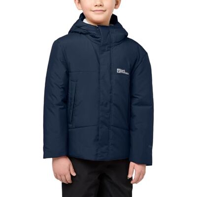 Jack Wolfskin SNOWBEAR JKT K Veste unisexe pour enfant Bleu nuit Jack Wolfskin SNOWBEAR JKT K Veste unisexe pour enfant Bleu nuit