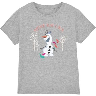 Disney Frozen Olaf Never Too Cool T-shirt unisexe pour enfant, bruyère athlétique, 3-4 ans, Athletic chiné, 3-4 ans Disney Frozen Olaf Never Too Cool T-shirt unisexe pour enfant, bruyère athlétique, 3-4 ans, Athletic chiné, 3-4 ans