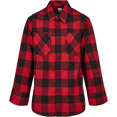 Urban Classics Boys Checked Flanell Shirt Chemise Fille (lot de 1) Urban Classics Boys Checked Flanell Shirt Chemise Fille (lot de 1)