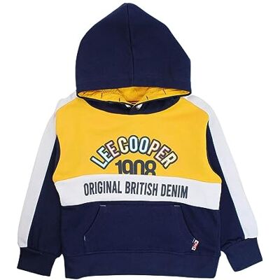 Lee Cooper GLC98 SW S1 Sweatshirt à Capuche, Jaune, 4 Ans Garçon, Jaune, 4 ans Lee Cooper GLC98 SW S1 Sweatshirt à Capuche, Jaune, 4 Ans Garçon, Jaune, 4 ans
