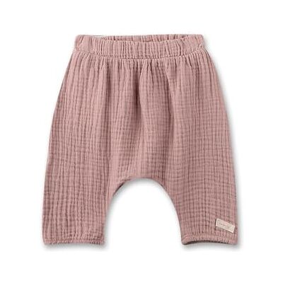 Sanetta Pantalon bébé rose en mousseline Pantalon en mousseline de coton bio pratique et confortable pour fille Vêtements pour bébé, Rose, 62 Sanetta Pantalon bébé rose en mousseline Pantalon en mousseline de coton bio pratique et confortable pour fille Vêtements pour bébé, Rose, 62