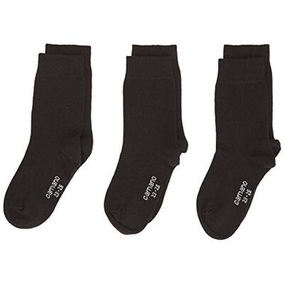Camano 3701 Chaussettes, Noir (5), 31/34 (Lot de 3) Garçon Camano 3701 Chaussettes, Noir (5), 31/34 (Lot de 3) Garçon