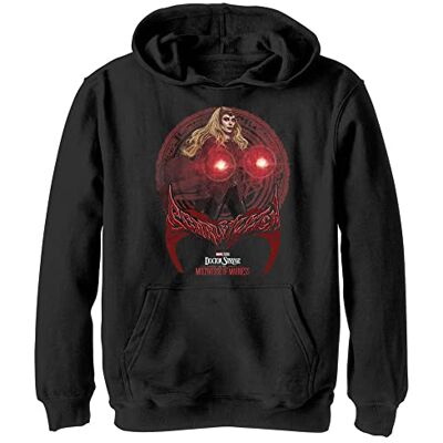 Marvel Sweat à capuche Her Hero Spell unisexe pour enfant, noir, S, Noir, S Marvel Sweat à capuche Her Hero Spell unisexe pour enfant, noir, S, Noir, S