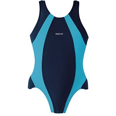 Beco Maillot de Bain Fille - Bleu, Sportif et Flexible Beco Maillot de Bain Fille - Bleu, Sportif et Flexible