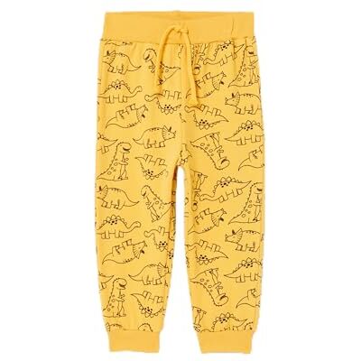 Koton Babyboy Jogger Pantalon de survêtement dinosaure imprimé avec cordon de serrage Intérieur en coton brossé, Mustard Design (1d9), 2-3 Jahre Koton Babyboy Jogger Pantalon de survêtement dinosaure imprimé avec cordon de serrage Intérieur en coton brossé, Mustard Design (1d9), 2-3 Jahre