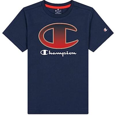 Champion T-shirt à manches courtes Crewneck B bleu marine T-shirt à manches courtes unisexe pour bébé Champion T-shirt à manches courtes Crewneck B bleu marine T-shirt à manches courtes unisexe pour bébé