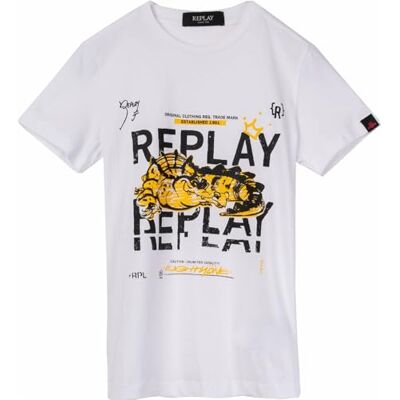 Replay Sb7404 T-shirt Garçon Replay Sb7404 T-shirt Garçon