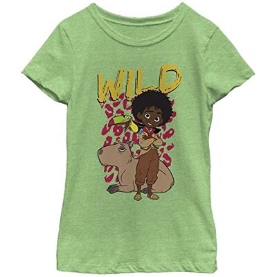 Disney Girls Pixar Encanto Antonio Wild Animals Poster Heather T-shirt T-shirt Vert Apple X-Small US Disney Girls Pixar Encanto Antonio Wild Animals Poster Heather T-shirt T-shirt Vert Apple X-Small US