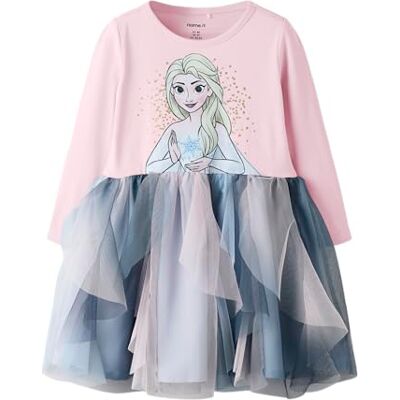 NAME IT Nmfsori Frozen Ls Robe en tulle Wdi NAME IT Nmfsori Frozen Ls Robe en tulle Wdi
