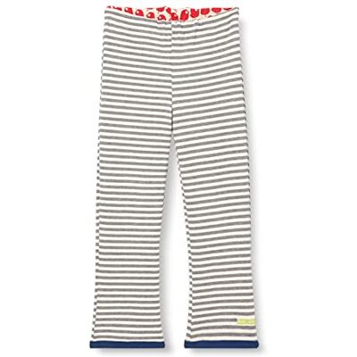 loud + proud Pantalon réversible unisexe pour enfant, certifié GOTS, gris, 98-104 loud + proud Pantalon réversible unisexe pour enfant, certifié GOTS, gris, 98-104