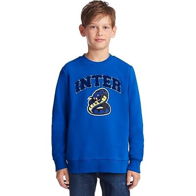 Inter Sweat ras du cou enfant Collection Back To Stadium Sweat ras du cou pour enfant, produit officiel , collection Back to Stadium Enfants et adolescents Inter Sweat ras du cou enfant Collection Back To Stadium Sweat ras du cou pour enfant, produit officiel , collection Back to Stadium Enfants et adolescents