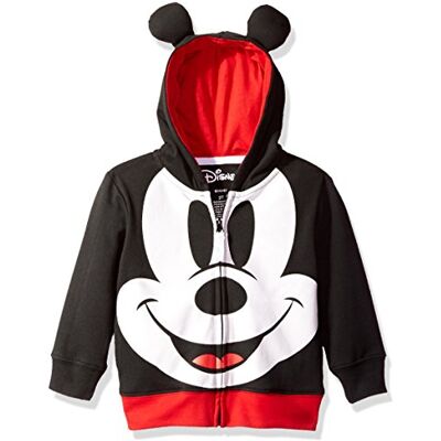 Disney Toddler Boys' Mickey Mouse Costume Hoodie, Black, 5T Disney Toddler Boys' Mickey Mouse Costume Hoodie, Black, 5T