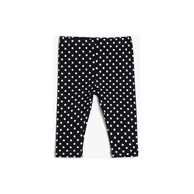Koton Baybgirls Legging élastique en coton à pois, Design bleu marine (7d0), 18-24 Monate Koton Baybgirls Legging élastique en coton à pois, Design bleu marine (7d0), 18-24 Monate