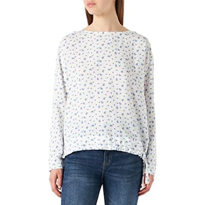 LTB Jeans Nozofo Blouse Bébé garçon, White Blue Flowers Print 12809, L LTB Jeans Nozofo Blouse Bébé garçon, White Blue Flowers Print 12809, L