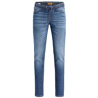 JACK & JONES Sweat-shirt pour garçon, bleu denim, 152 JACK & JONES Sweat-shirt pour garçon, bleu denim, 152