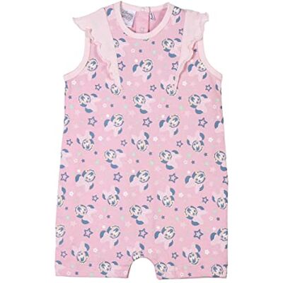 CERDÁ LIFE'S LITTLE MOMENTS Bébé Fille Bretelles Vêtements Coton 100% Fabriqué Grenouillère Manches Courtes par Minnie Mouse Licence officielle Disney, Rose, Normal, Rose, taille unique CERDÁ LIFE'S LITTLE MOMENTS Bébé Fille Bretelles Vêtements Coton 100% Fabriqué Grenouillère Manches Courtes par Minnie Mouse Licence officielle Disney, Rose, Normal, Rose, taille unique