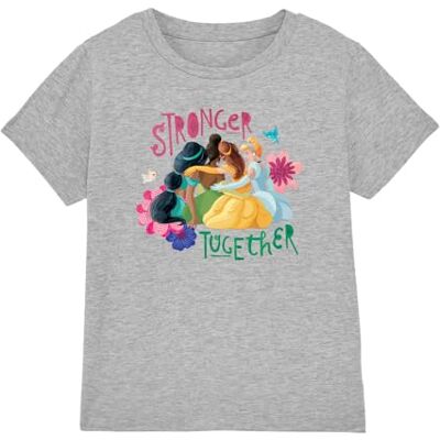 Disney Stronger Together with Jasmine, Tiana, Belle T-shirt pour filles, Athletic Heather, 12-13 ans, Athletic chiné, 12-13 ans Disney Stronger Together with Jasmine, Tiana, Belle T-shirt pour filles, Athletic Heather, 12-13 ans, Athletic chiné, 12-13 ans