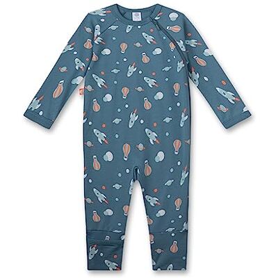 Sanetta Combinaison pour garçon bleue Barboteuse pratique et confortable en coton bio doux pour garçon. Combinaison bébé taille, bleu, 44 Sanetta Combinaison pour garçon bleue Barboteuse pratique et confortable en coton bio doux pour garçon. Combinaison bébé taille, bleu, 44