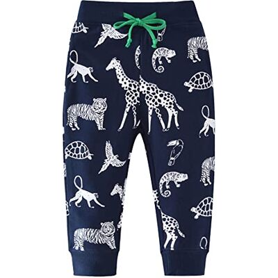 Little Hand Garçons Pantalons de Sport pour Enfants Sweatpants, Bleu Caché 1, 2-3 ans Little Hand Garçons Pantalons de Sport pour Enfants Sweatpants, Bleu Caché 1, 2-3 ans