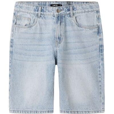 Lmtd Nlnbirm DNM R Long Shorts Noos, Bleu Jeans Clair, 9 Ans Mixte Lmtd Nlnbirm DNM R Long Shorts Noos, Bleu Jeans Clair, 9 Ans Mixte