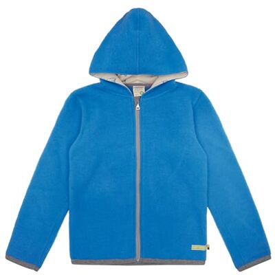 loud + proud Wollfleece mit Kapuze, Gots Zertifiziert Veste polaire Enfant Unisexe loud + proud Wollfleece mit Kapuze, Gots Zertifiziert Veste polaire Enfant Unisexe