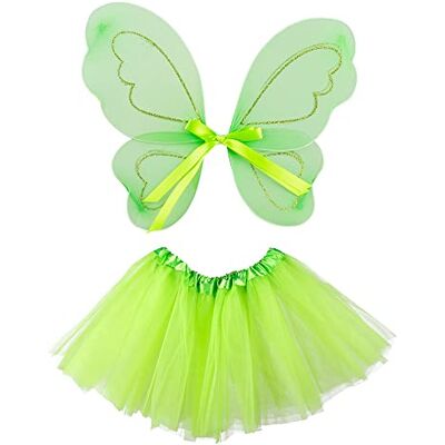 Boland Ensemble d'accessoires de fée verte pour enfants Boland Ensemble d'accessoires de fée verte pour enfants