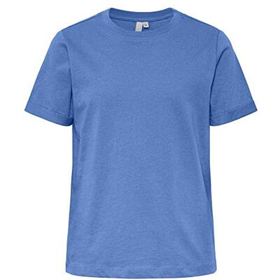 PIECES Lpria Ss Fold Up Solid Tee Tw Bc Noos T-shirt Fille PIECES Lpria Ss Fold Up Solid Tee Tw Bc Noos T-shirt Fille