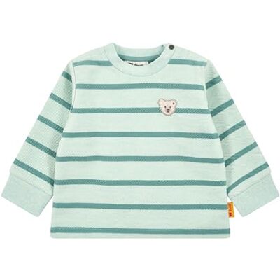 Steiff Sweat-shirt UE taille 62 gris harbour à manches longues pour enfants, pull à manches longues, t-shirt basique idéal, confortable et doux, lavable en machine Steiff Sweat-shirt UE taille 62 gris harbour à manches longues pour enfants, pull à manches longues, t-shirt basique idéal, confortable et doux, lavable en machine