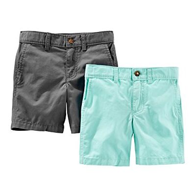 Simple Joys by Carter's Lot de 2 shorts, pour garçon, gris/vert menthe, 5 ans, gris/vert menthe, 5 ans Simple Joys by Carter's Lot de 2 shorts, pour garçon, gris/vert menthe, 5 ans, gris/vert menthe, 5 ans