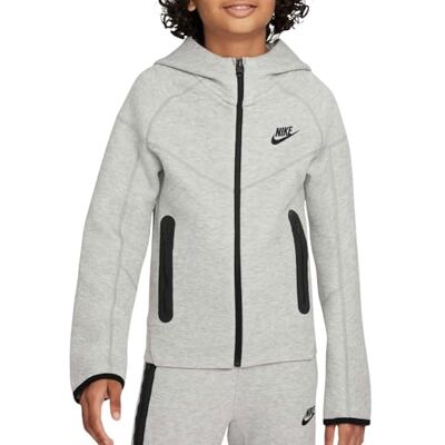 NIKE B Nsw Tech Flc Fz Hooded Full Zip Ls Top Garçon (lot de 1) NIKE B Nsw Tech Flc Fz Hooded Full Zip Ls Top Garçon (lot de 1)