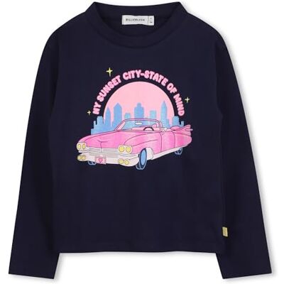 Billieblush U21417 T-shirt pour fille, Bleu indigo, 6 ans Billieblush U21417 T-shirt pour fille, Bleu indigo, 6 ans
