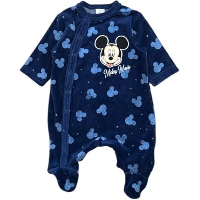 Disney Grenouillère Mickey, Confort Optimal pour Bébé, Design Mignon, Idéale pour les Temps Froids, Marine, 24 Mois Disney Grenouillère Mickey, Confort Optimal pour Bébé, Design Mignon, Idéale pour les Temps Froids, Marine, 24 Mois