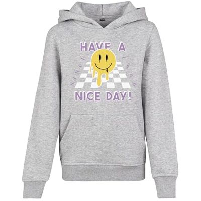 Tee Kids Nice Day Hoody Heather Grey 110/116 Sweat à Capuche, garçons, Heather Grey, 110-116 Tee Kids Nice Day Hoody Heather Grey 110/116 Sweat à Capuche, garçons, Heather Grey, 110-116