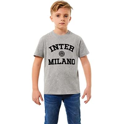 Inter FC nazionale Milano S.p.A. T-Shirt pour Enfants et Adolescents, Grigio Chiaro, 12 Ans Inter FC nazionale Milano S.p.A. T-Shirt pour Enfants et Adolescents, Grigio Chiaro, 12 Ans